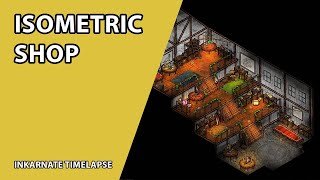 Isometric Shop | Inkarnate Timelapse