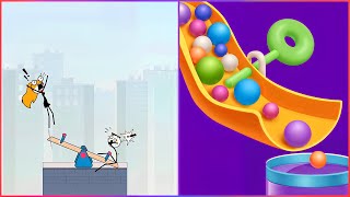 Mr Bounce VS Pin Puzzle - All Levels Speed Gameplay ep1
