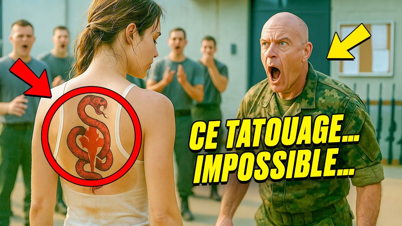 Pris pour une blague – jusqu’à ce que son tatouage fasse se raidir le commandant