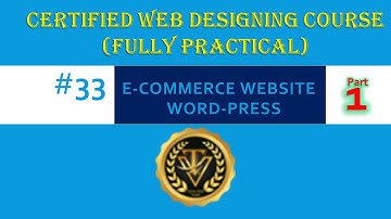 #33 E-Commerce Website built using WordPress Part-1 | Woo-Commerce | TechView Team