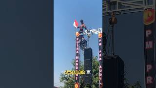 Reog Naik Tower Riging Sound horegh lucu jaranan reog reogponorogo barongan jathilan