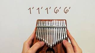 Sound of Silence - Kalimba Easy Tutorial screenshot 3