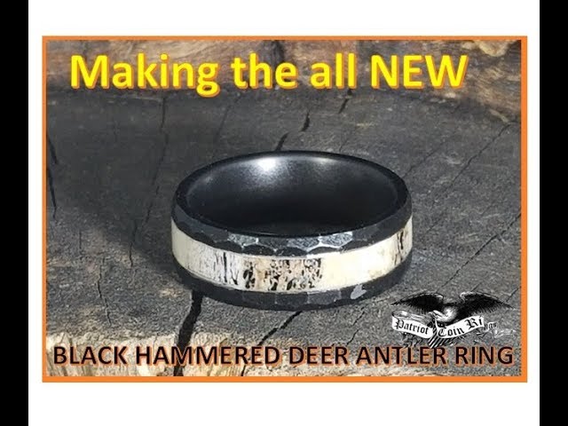 New Release - Making a Black Hammered Tungsten w/ Real Deer Antler Inlay class=