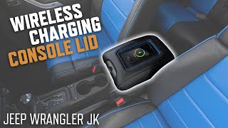 Integrated Wireless Charging In JK Jeep Wrangler! Upgraded Factory Console Lid! - LeatherSeats.com by LeatherSeats.com 644 views 5 months ago 2 minutes, 20 seconds