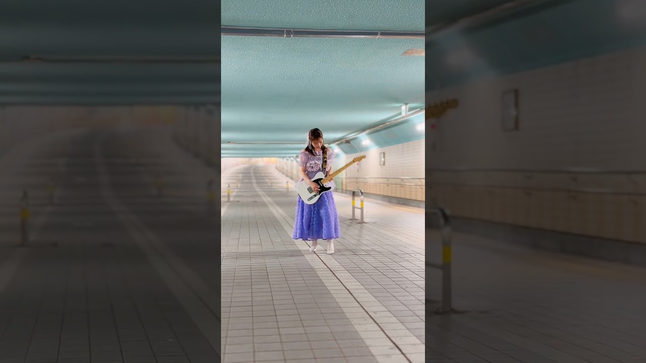 「#夢なのか」ギターソロ🎸📷YouTubeでMVフル公開中！#直田姫奈 #mv #newmusic #声優 #guitar #ギター