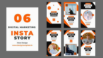 Digital Marketing Instagram Story After Effects Template  | Online Library of Design Templates