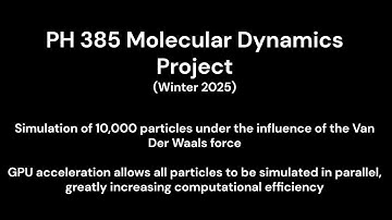I Simulated 10,000 Molecules on my GPU!