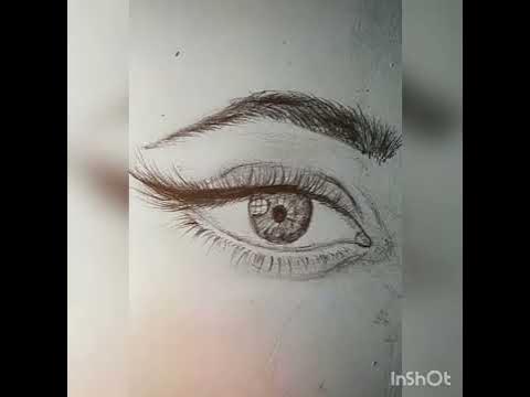Odam ko'zining rasmi qanday qilib chiziladi/ How to draw eyes - YouTube