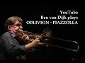 Ben van Dijk Bastrombone plays Oblivion - Piazzolla