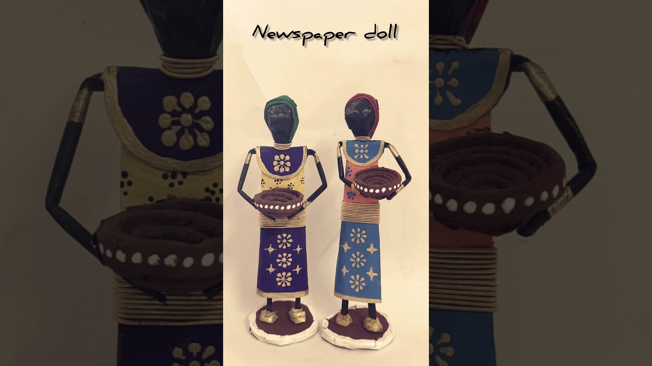 NEWSPAPER DOLL💜💙