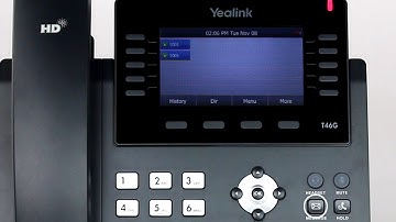 Yealink T46G - Access Voicemail