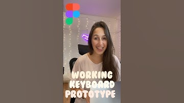 Create a working keyboard prototype in Figma using variables #figmadesign #figmatutorial #figma