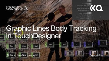 Graphic Lines Body Tracking in TouchDesigner - TouchDesigner Tutorial 218