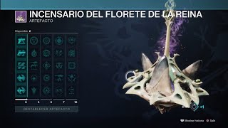 Cómo Conseguir Incensario del Florete de la Reina Artefacto de Temporada - [Destiny 2]