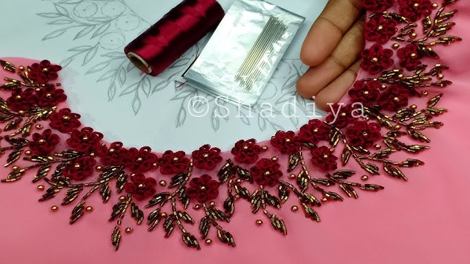 How to prepare silk thread for embroidery 