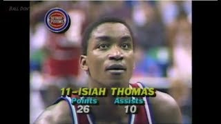 Isiah Thomas - 1986 NBA All-Star Game MVP Highlights (30 pts, 10 ast, 5 stls)