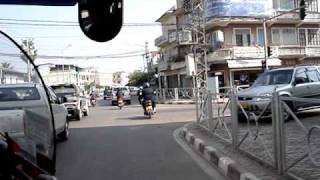 Laos Riding The Tuk Tuk Through Vientiane