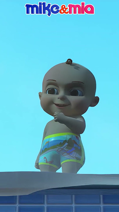 Swimming Song | Swimming Pool Fun  #shorts