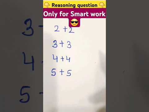 Reasoning q📚⁉️uestion❤📚 only for Smart work Can you solve it question 😱 #music #song #love #t