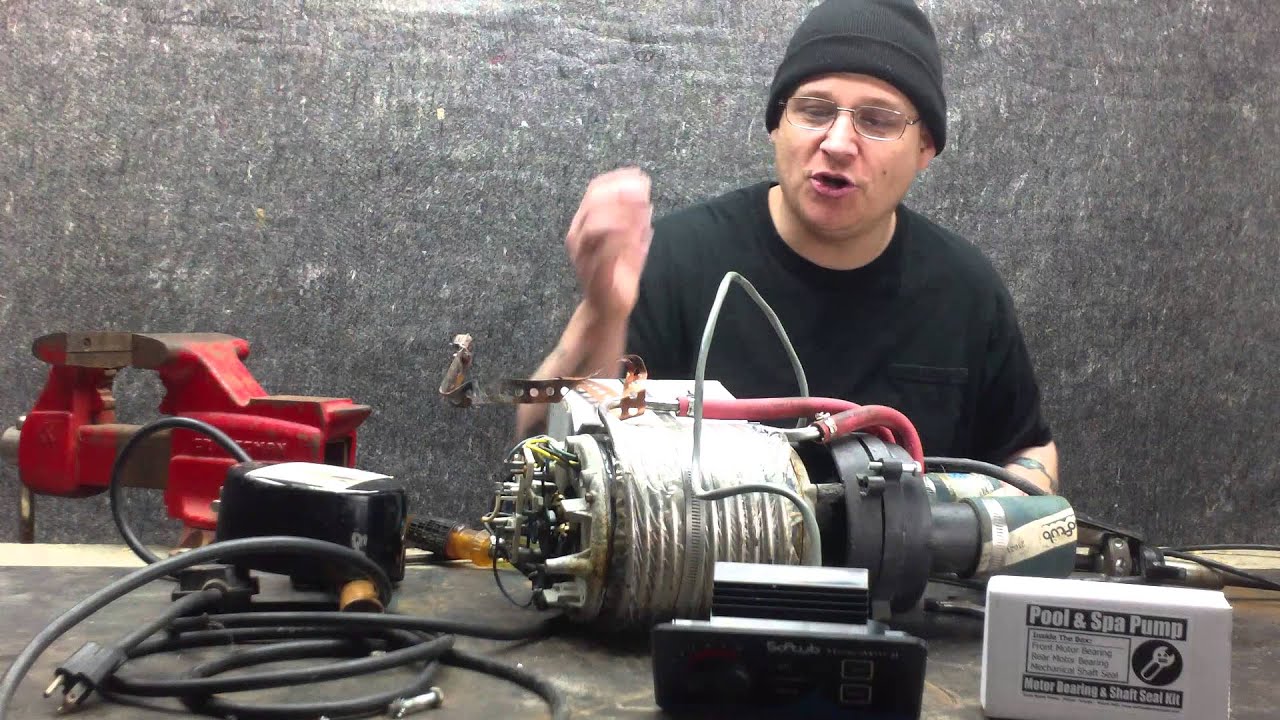 Softub Pump PUUF1003 Rebuild Part 002 YouTube