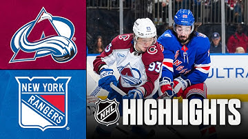 Avalanche vs. Rangers | NHL Highlights | December 06, 2025