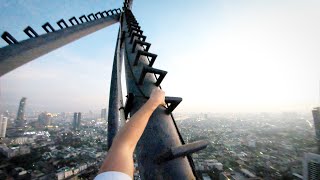 Sketchy Spire Climb In Bangkok
