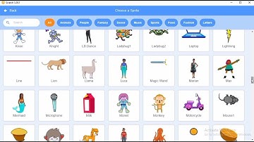 Scratch project using Event based programming and forever block.