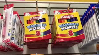 DollarTree Walkthrough Pics Crayola Playskool or Jot