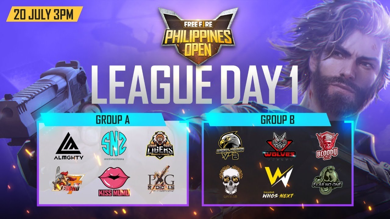 [TAGALOG] Free Fire Philippines Open | League Day 1