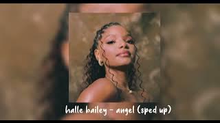 Download lagu halle bailey - angel (sped up)