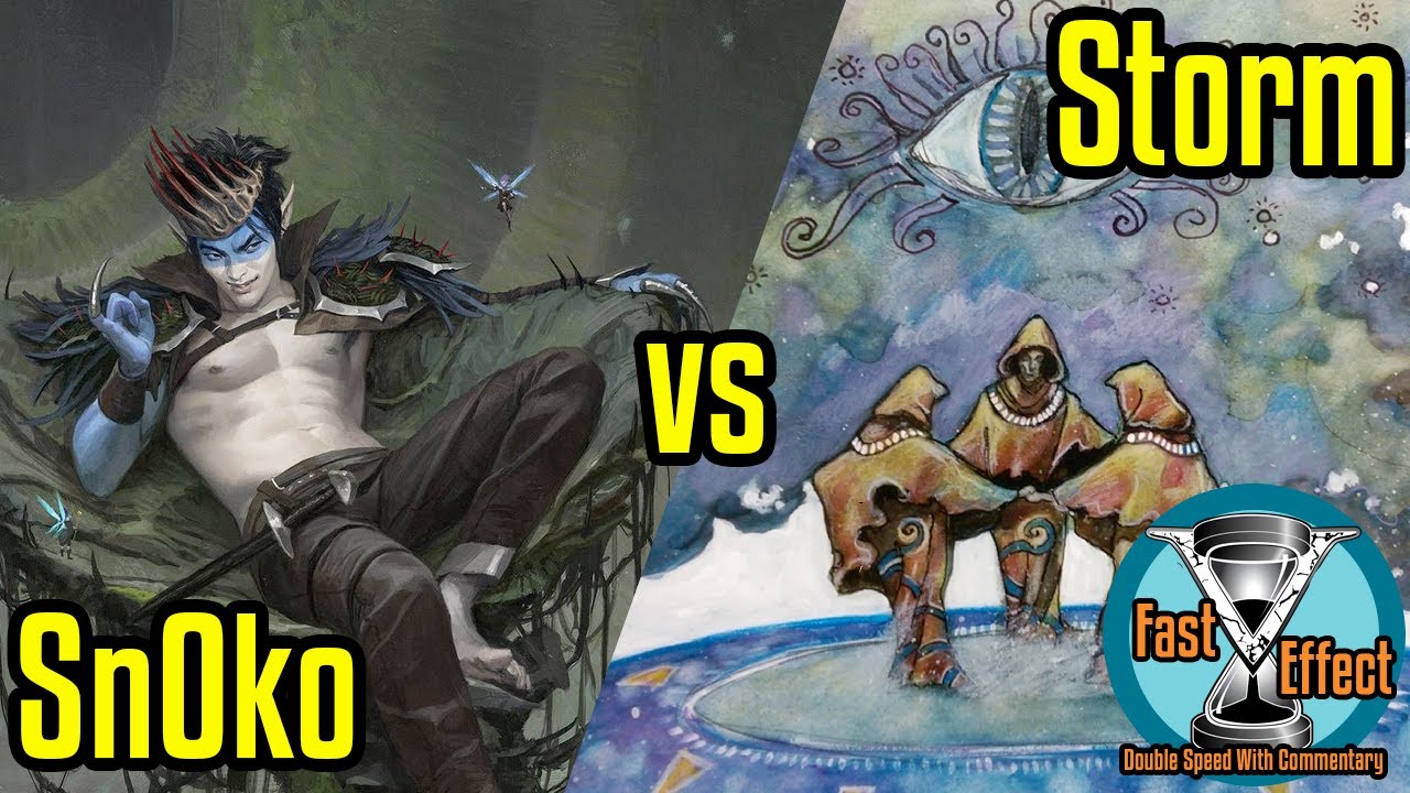 SnOko vs Storm | Legacy Magic: the Gathering w/Commentary | Fast Effect