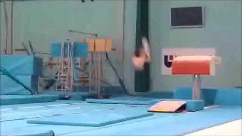 Floor Exercise Double Front Salto Piked Gymnastics Video