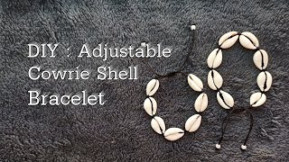 Easy DIY : Cowrie Shell Bracelet