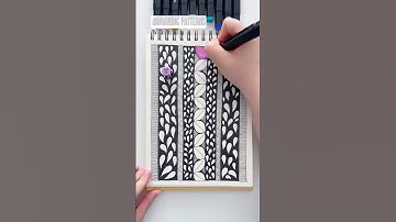 #264 Easy Zentangle patterns for beginners  #art #doodle #drawing