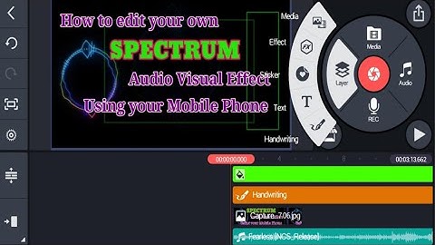 Spectrum | How to create a Spectrum Audio Visualizer using Android Device phone || MELQ TV tutorial