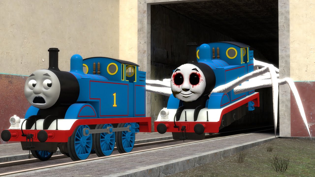Building a Thomas Train Chased By Thomas Train Eater,Thomas.exe in Garry's Mod