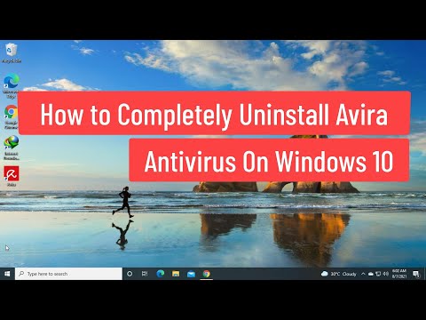 How to Completely Uninstall Avira Antivirus On Windows 10