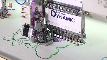 Richpeace Embroidery Machine with Sequin Device (15 heads, 9 colors)