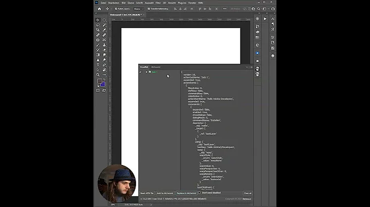 Convert Photoshop Action (.atn) files to UXP code with Alchemist #Shorts