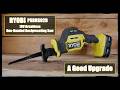 Review Ryobi PSBRS02B 18V Brushless One Handed Reciprocating Saw