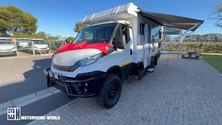 IVECO 4x4 from MHW Luxury Discoverer Xtreme 785 walk through Dec2023