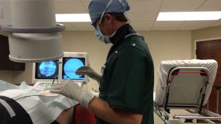 Dr. McRoberts performs a Facet Joint Nerve Ablation in Real Time With a Real Patient.