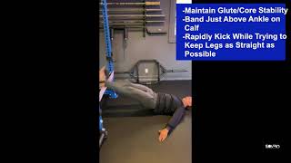 Banded Rapid Hamstring Kicks