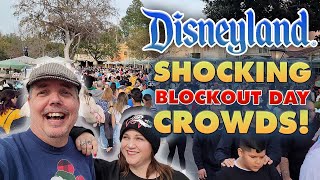 Magic Keys Blocked Out and the crowds at Disneyland are SHOCKING!