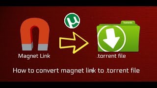 How to convert magnet link to .torrent file
