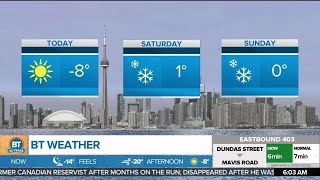 A frigid Friday in the GTA