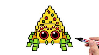 How to Draw Nacho Spyder