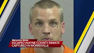 Escaped Wayne County inmate arrested in Wake County