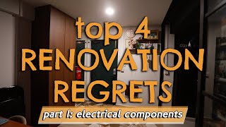 Top 4 Renovation Regrets: Electrical