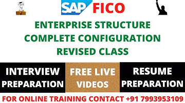 SAP FICO ENTERPRISE STRUCTURE COMPLETE CONFIGURATION, SAP FICO TRAINING IN TELUGU, SAP CO
